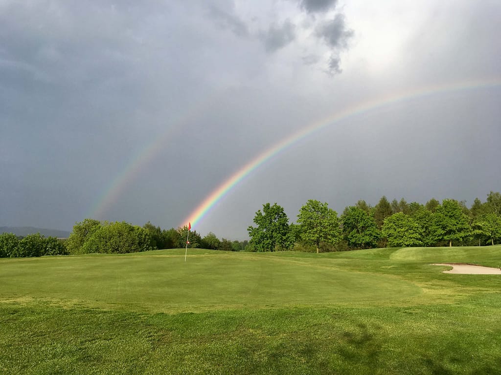 Golfclub Linz-Luftenberg mit Blick ins Mühlviertel